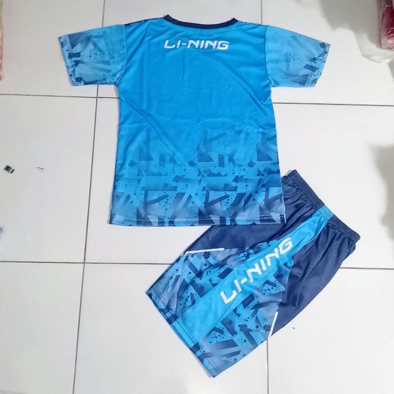 SABLON NAMA NOMER/ Jersey Baju Badminton Setelan Baju Anak Bulutangkis Baju Olahraga Anak Baju Setelan Training