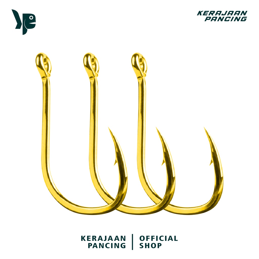 KERAJAAN PANCING - Kail Pancing (KAIL TYPE KECIL) Premium Gold isi 25pcs/pack Kail Pancing Baja Karb