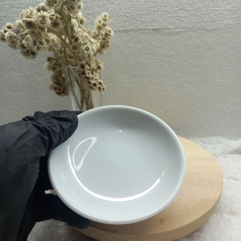 piring sambal keramik hotel/piring sambal restoran/piring bumbu keramik/tempat sambal/piring kecil/p