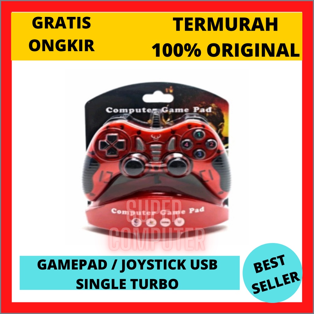 S.C GAMEPAD JOYSTICK SINGLE TURBO / JOYSTICK PC / GAMEPAD PC