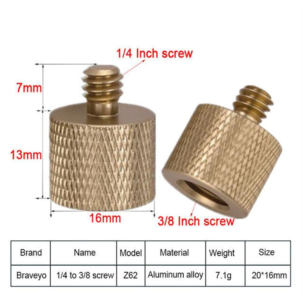 Sekrup Konversi Kamera Agustina Alat Fotografi Untuk Sekrup Tripod Dslr Quick Release Tripod Ballhead Konektor Tripod 1per4sampai3 /8Inch