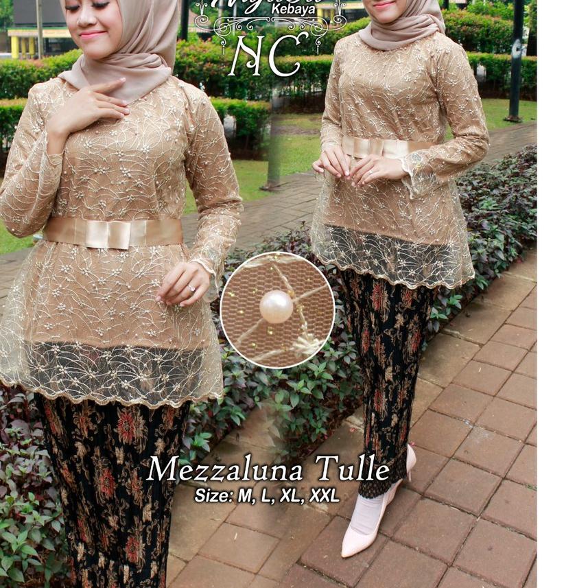 ✈ SET KEBAYA TULLE MEZALUNA / KEBAYA TULLE / KEBAYA MODERN / KEBAYA WISUDA / KEBAYA MURAH ➦