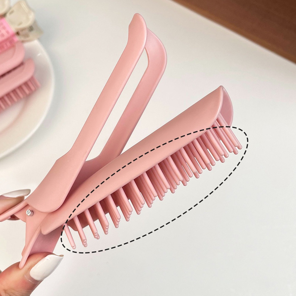 2pc ins Baru Poni Keriting Klip Rambut Macaroon Sistem Warna Berbulu Rambut Akar Hairdressing Tool