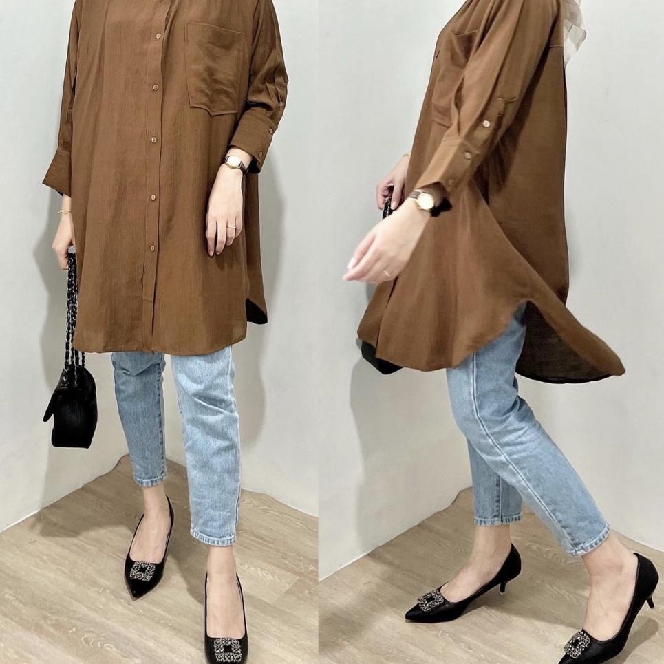 Rekomendasi LISA TOP / TUNIK BAJU ATASAN WANITA / KEMEJA OOTD