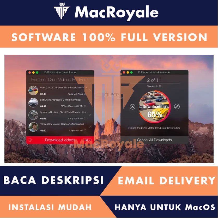 [MacOS] PullTube Full Version Lifetime Full Garansi