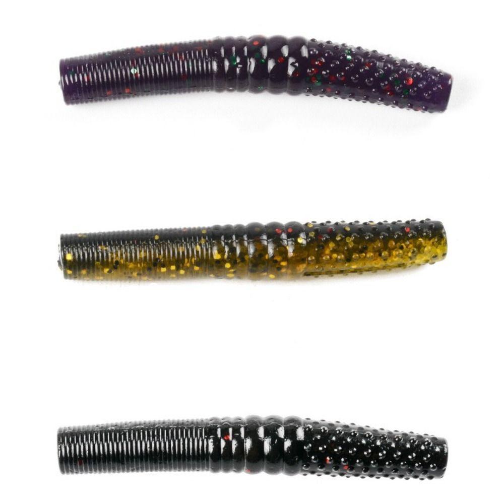 TOP 10pcs Soft Fishing Lure Souple Silicone Weightless Leurre Souple