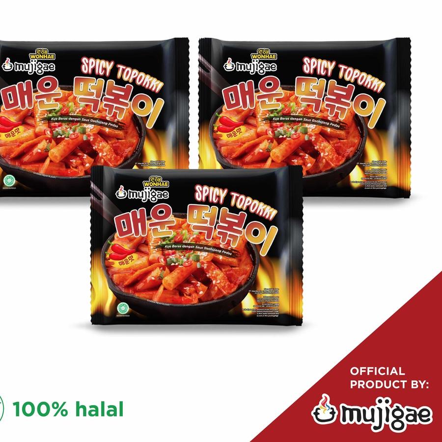 

✨New✨ PAKET ISI 3 - Mujigae Spicy Topokki 195 gr murah