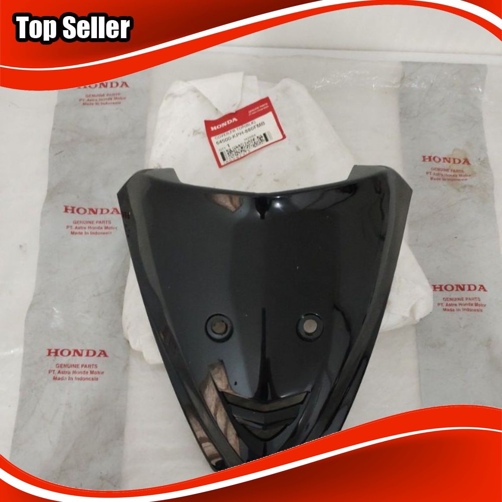 Cover front top panel depan tameng Honda karisma kharisma X 125 Hitam ORIGINAL 64500-KPH-880FMB Prom