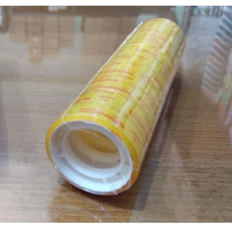 

E22 (80gr) 1 roll isolasi selotip BENING SMART 10yard isi 12 pcs WOW BANGET ㆄ