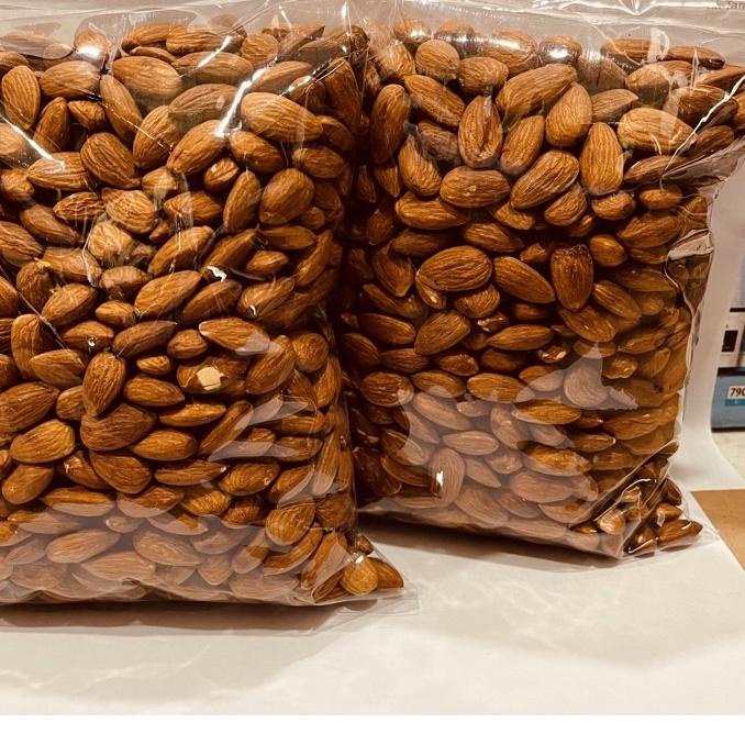 

♛ ALMOND KUPAS PANGGANG 1 KG TANPA GARAM DAN MSG UTUH ✦