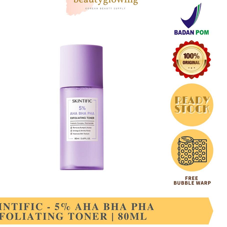 ➹ [] SKINTIFIC AHA BHA PHA Exfoliating Toner ❉