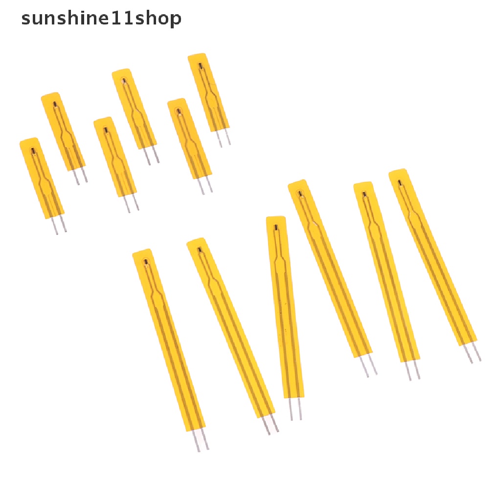 Sho 10pcs Termis NTC Film Tipis 2.5cm 5cm 395010k 50K 100K MF5B Smd1% 5% Sensor Suhu N