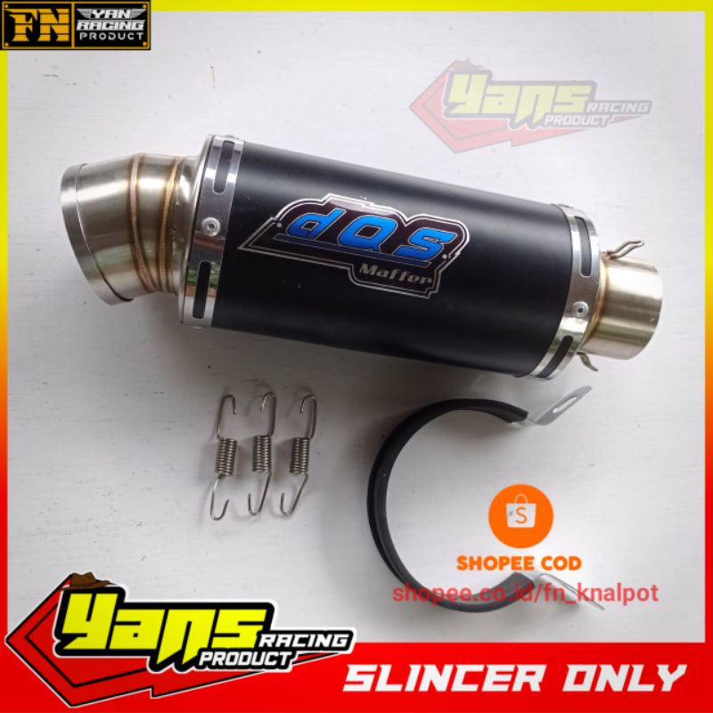 Slincer Knalpot DOS Racing inlet 50mm / Slincer inlet 50mm / Knalpot Dos Racing Diameter 50 / Slence
