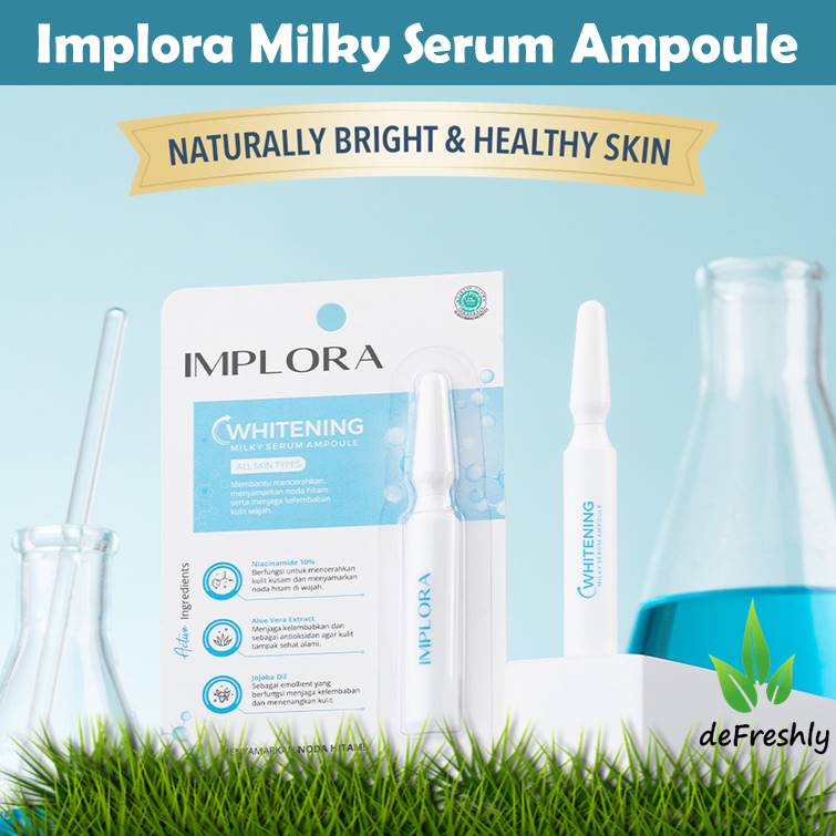 Implora Whitening Milky Serum Ampoule 5ml - Serum Wajah Implora