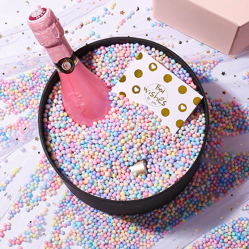 Kotak Hadiah Bentuk Macaron Bahan Polystyrene Styrofoam Untuk Dekorasi Pesta Ulang Tahun