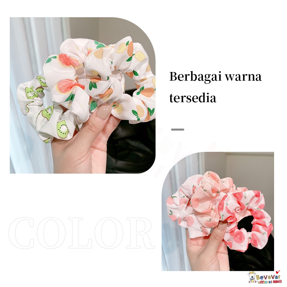 BEVAVAR Ikat Rambut Korea Scrunchie Korea Kunciran Rambut/Ikat Rambut Wanita