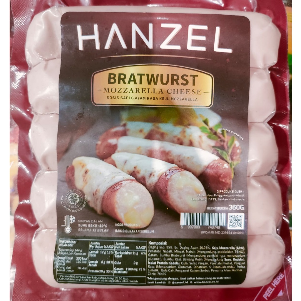 

Hanzel Bratwurst Mozzarella Bandung Area