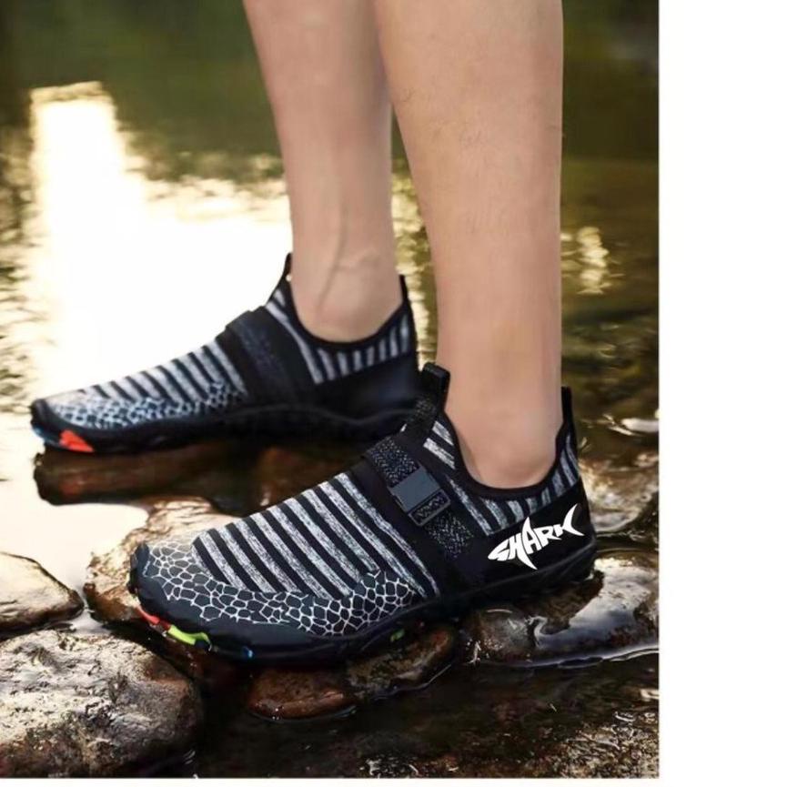 ➽ Sepatu Mancing / Sepatu Pantai Pria Slip On Anti Karang ✻