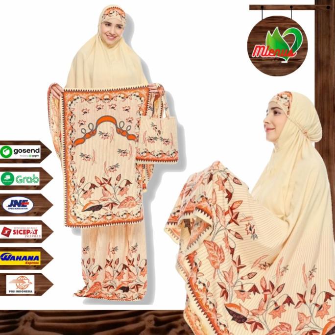 Mukena Premium Dewasa|Rukuh Sholat|Mukenah Batik Vintage Sritex Travel