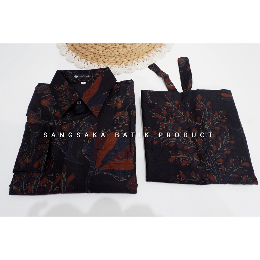 Batik couple / batik katun / baju batik couple / batik set / batik lengan panjang / rok set