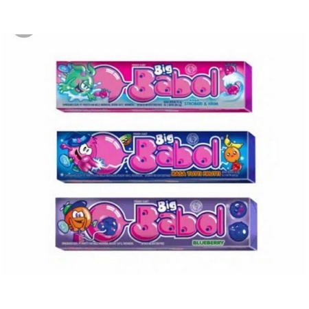 

[PGO] [1BOX ISI 20] PERMEN KARET BIG BABOL STICK