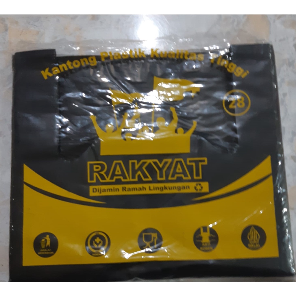 Kantong Plastik Kresek Merah Berat 400gr Ukuran 17 24 28 35 40 Bahan HDPE