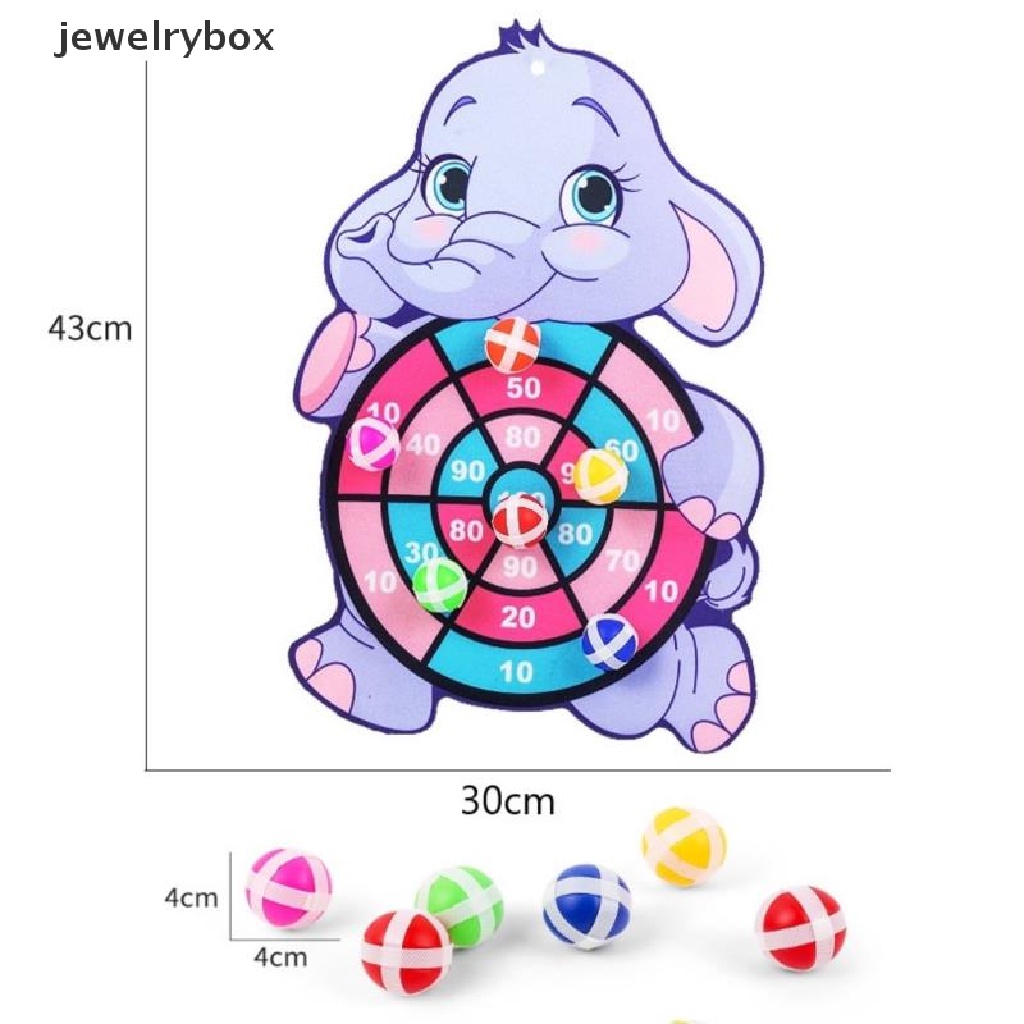 [jewelrybox] Target Sticky Ball Dartboard Lempar Pesta Olahraga Luar Ruangan Kain Mainan Papan Permainan Butik