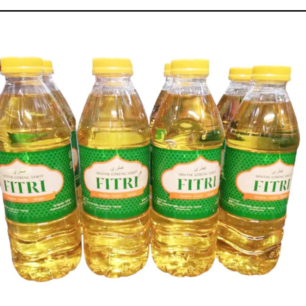 

minyak goreng fitri 450ml kemasan botol isi 12 botol perkrat