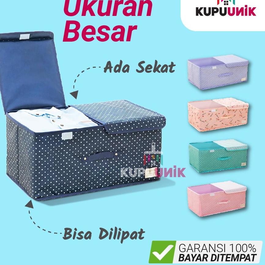 ✹ Kotak Penyimpanan Serbaguna Besar Kotak Penyimpanan Baju Mainan Storage Box Baju Mainan 726 ➣