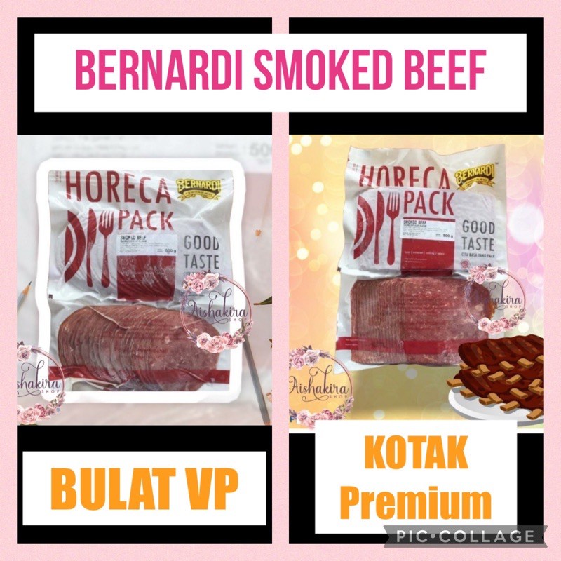 Bernardi smoked beef horeca pack 500gr