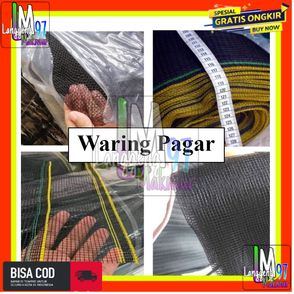 Waring, Jaring pagar ayam, jaring kandang, jaring tanaman, jaring kebun, Cap JANGKAR MAS, ECERAN