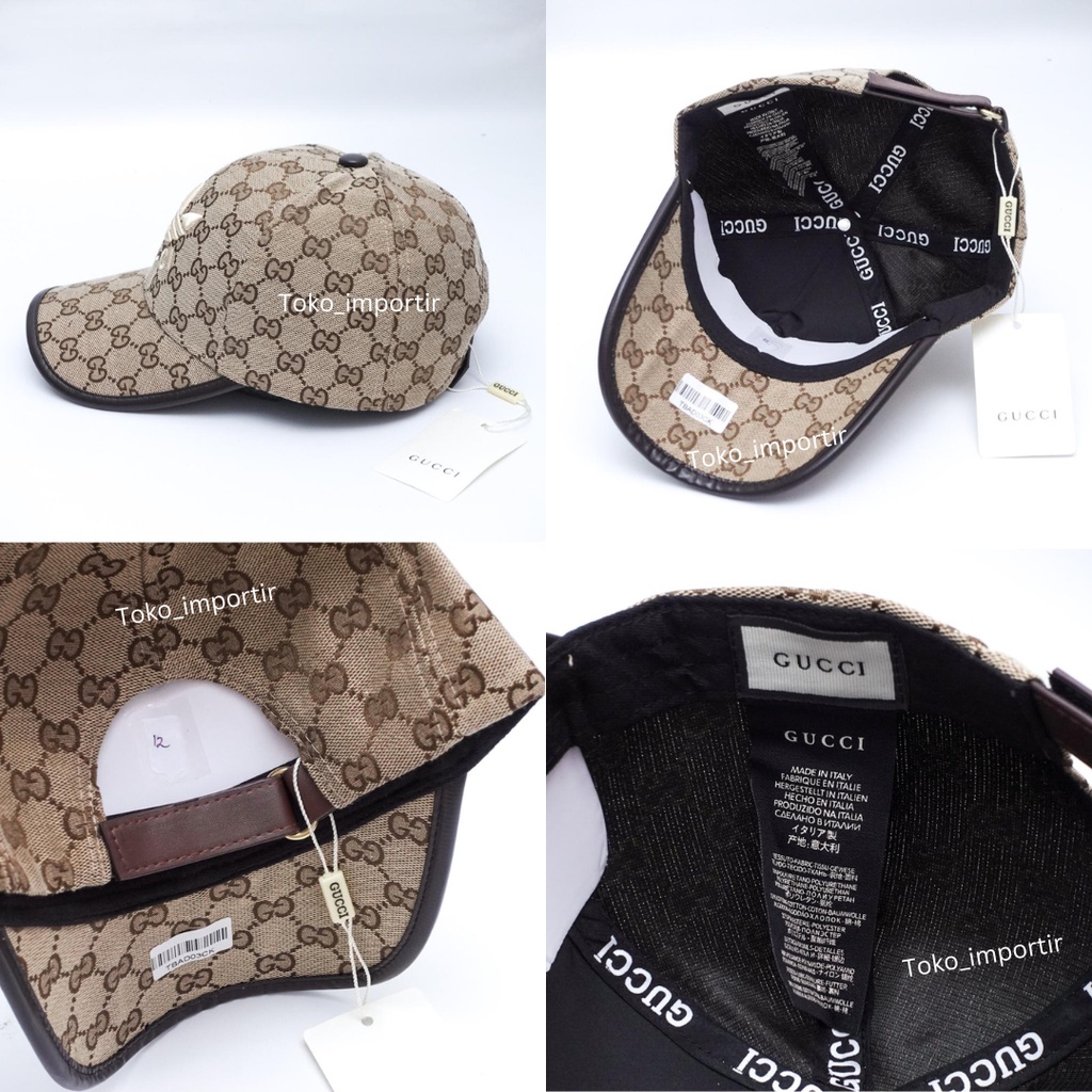 Topi Gucci Baseball Pria Import Mirror Original Premium High Quality