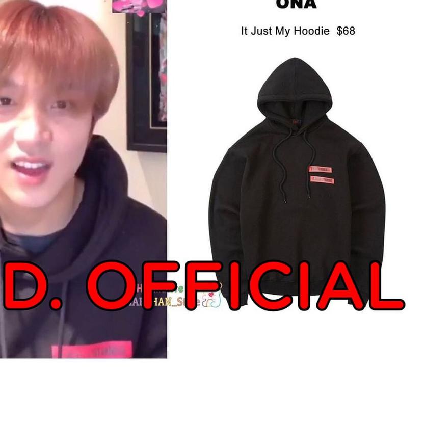 ➲ Jaket hoodie jumper nct haechan ona it just logo ✩