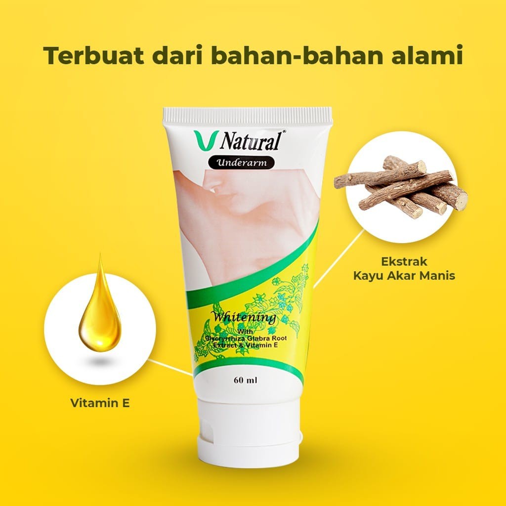 V Natural Underarm Temulawak Lightening Cream