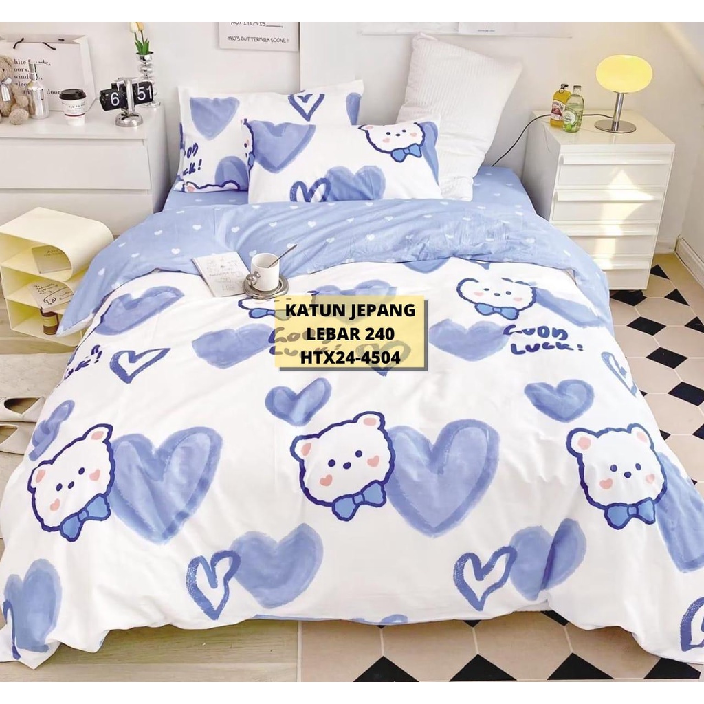 Kain sprei Katun Jepang Doggy