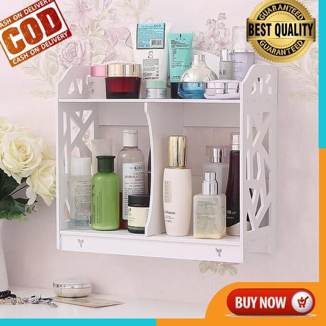 ✩ RAK KOSMETIK DINDING RAK KOSMETIK GANTUNG RAK MAKE UP RAK DINDING RAK KAYU RAK GANTUNG RAK MURAH M