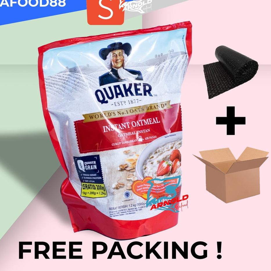 

➧ Quaker Instant Oatmeal 1,2 kg / Oats Cereal 1200 gr ✼