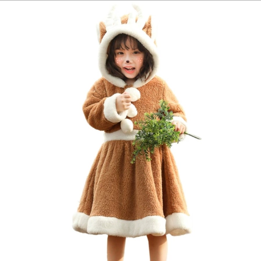 Reindeer Dress Costume Christmas Costume Kostum Natal Anak Rusa Kutub