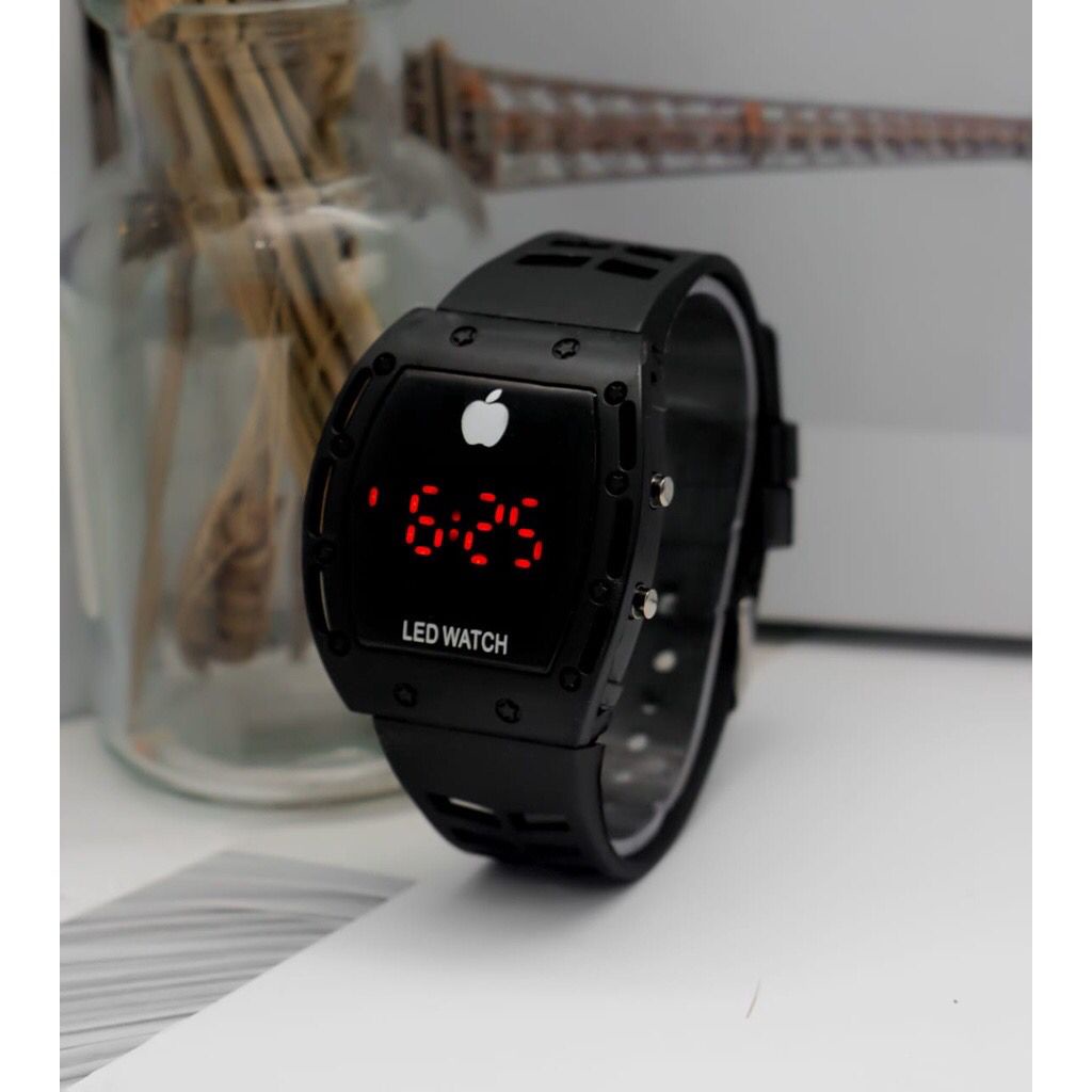 Jam Tangan Pria Wanita Anti Air Digital Fashion Strap Rubber ip-57