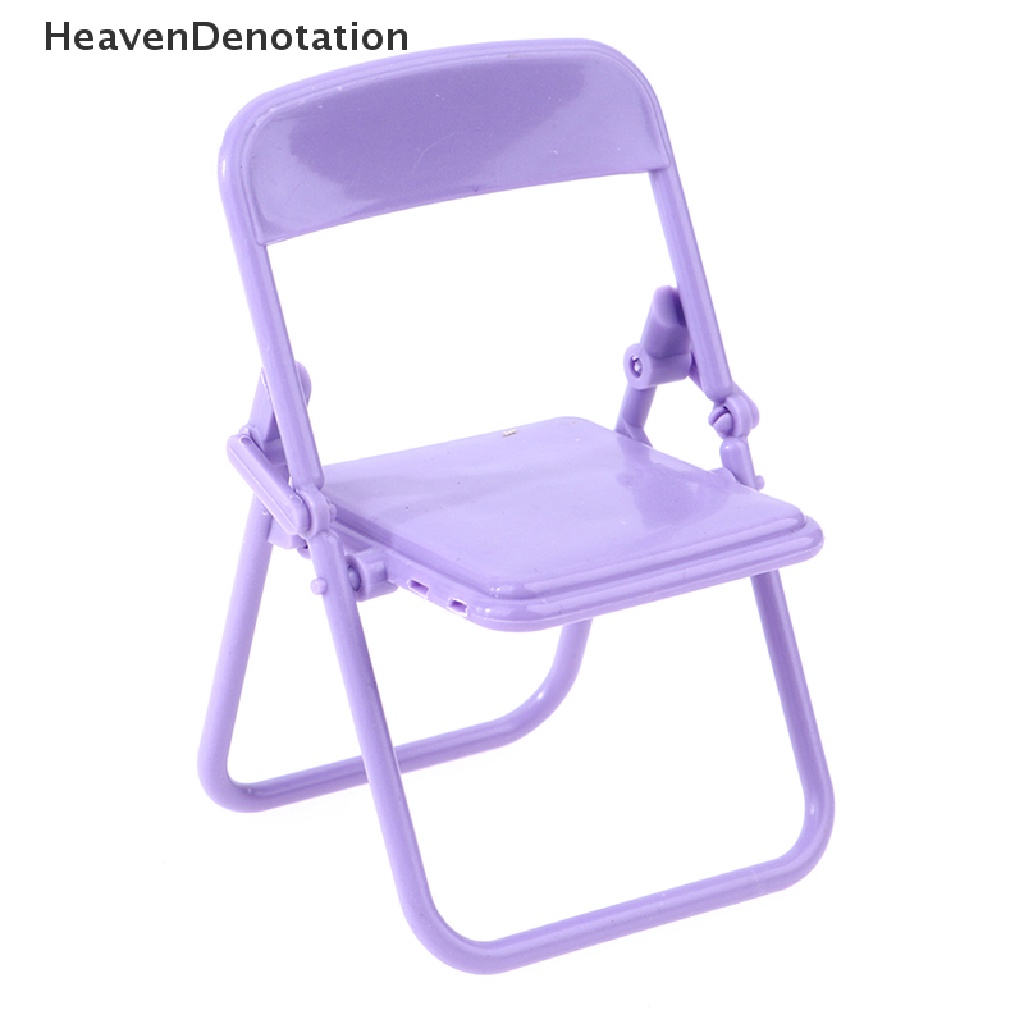 [HeavenDenotation] 1Pc Mini Chair 1: 12 Dollhouse Miniature Chair Armchair Folding Chair House Decor HDV