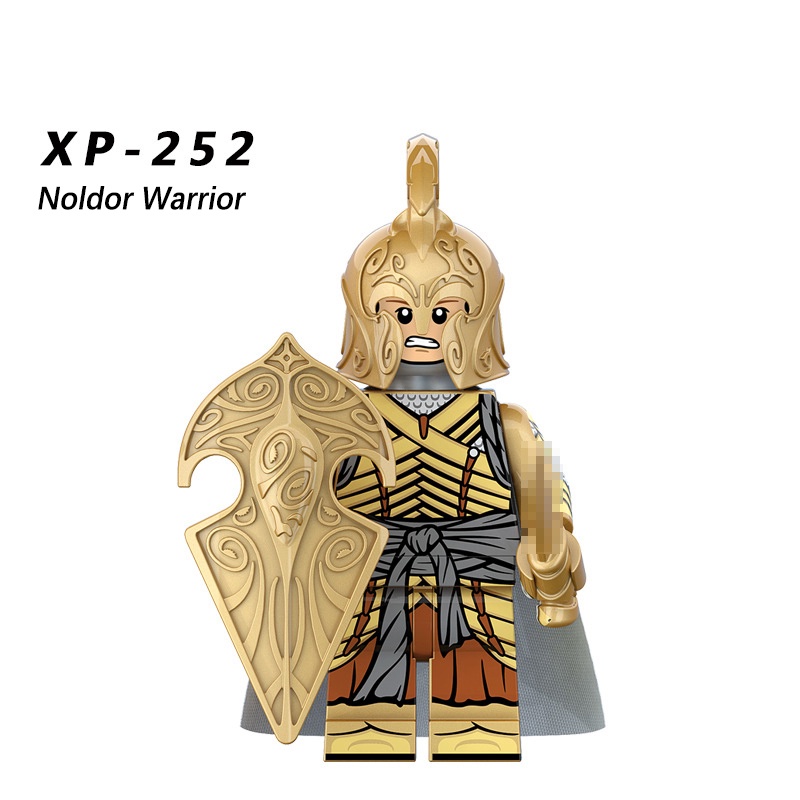 Lord of The Rings Tentara Kuno Blok Bangunan Minifigure Noldo Elf Guard Archer Minifigure Mainan Rakitan