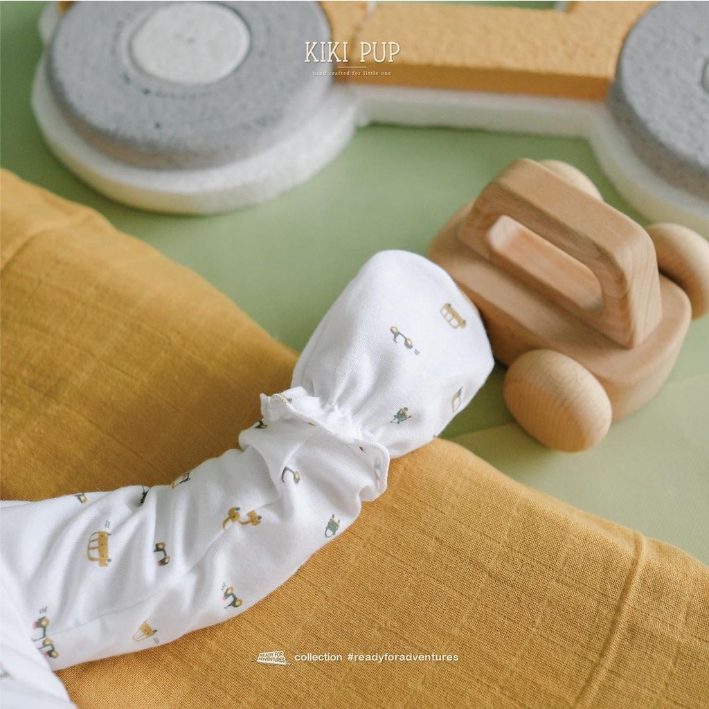 Kiki Pup - Mittens &amp; Socks Booties / Sarung Tangan Sarung Kaki Bayi Unisex