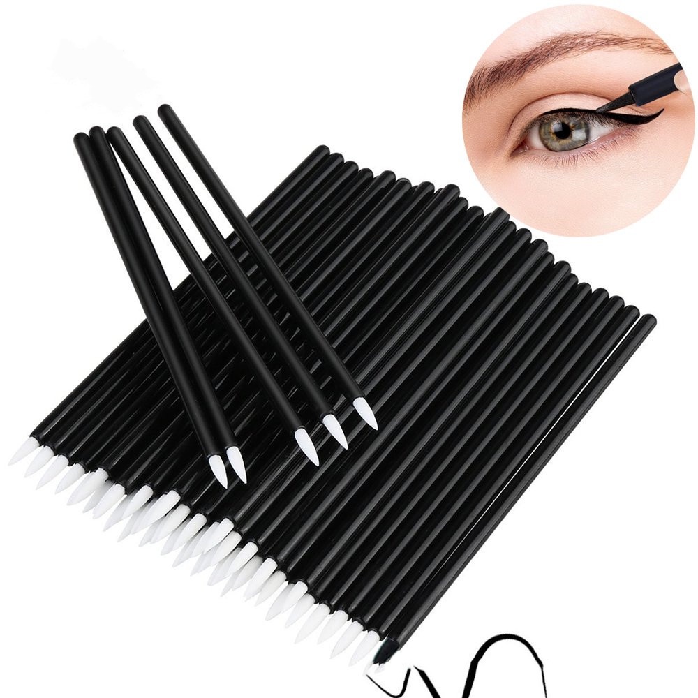 Disposable Lip Brush Wand Applicator / Mascara Wand Brush Sisir Mascara / Eyeliner Wand Brush 1 PACK 50pcs