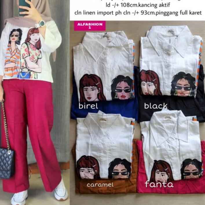 ▲ ANIME SET CROP CRINKLE SABLON LD 110 // SETELAN KEMEJA CRINKLE SABLON // SETELAN POLOS CRINKLE // 