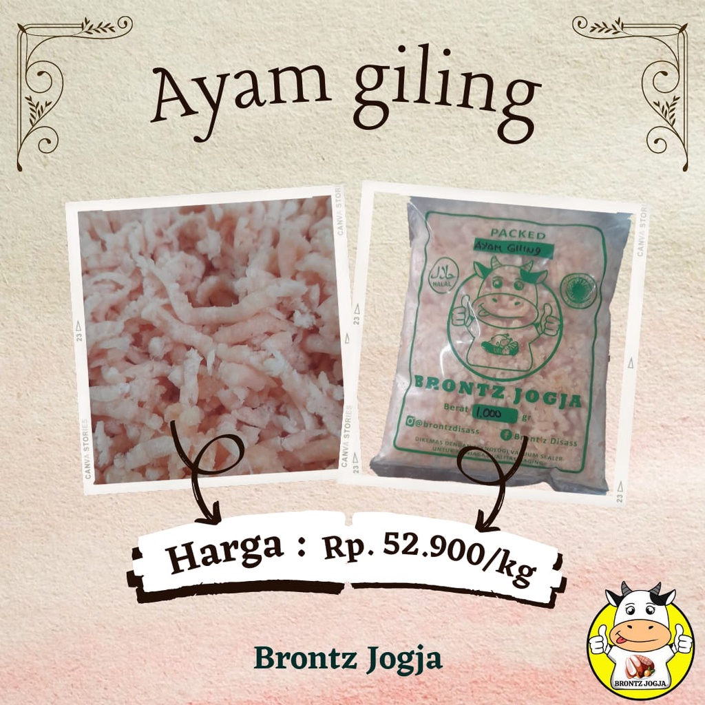 

AYAM GILING 1KG - BRONTZ JOGJA