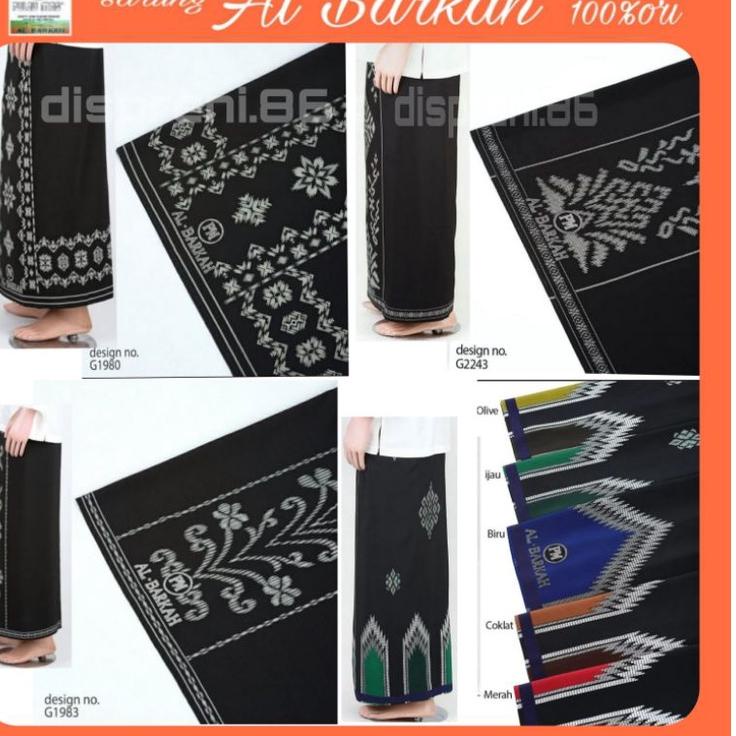 REKOMENDASI Samarinda Polos Hitam Pria Dewasa Muslim Al-Barkah Pulau Mas Jumbo