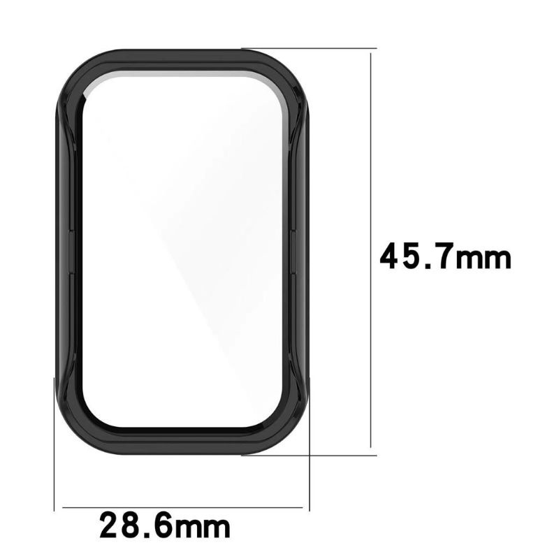 Case Pelindung Layar Tempered Glass/Bumper Redmi Smart Band 2/Xiaomi Smart Band 8 Active