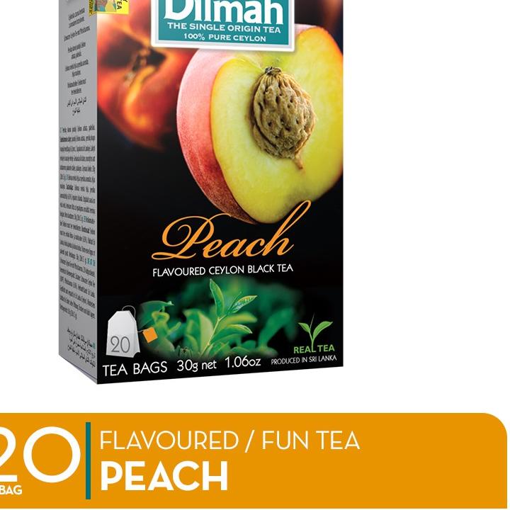 

❋ Dilmah Peach Tea - Teh Celup ♤