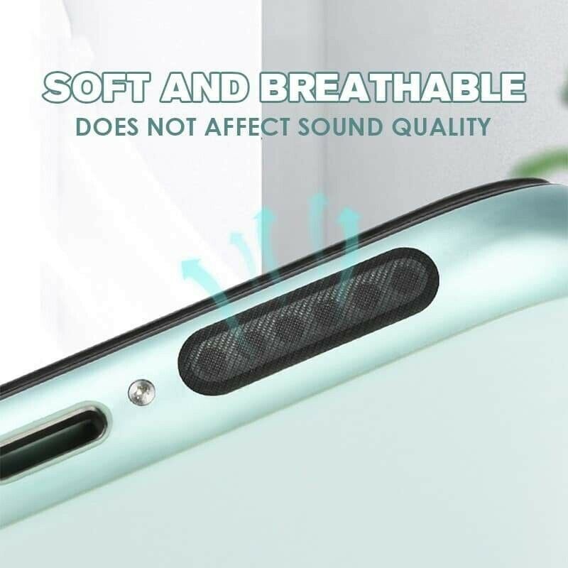 [Wholesale Prices] [Featured] Self-adhesive Speaker Hole Mesh Cover Phone Horn Dust-proof Net Stickers Phones Tablet Guard Accessories Breathable Earpiece Hole Protective Film