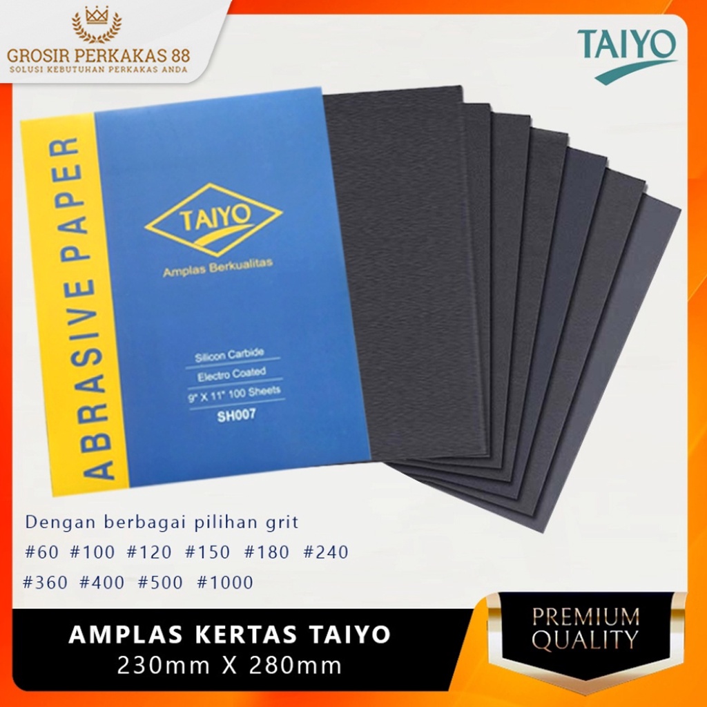 Amplas ampelas kertas gosok Taiyo kayu tembok